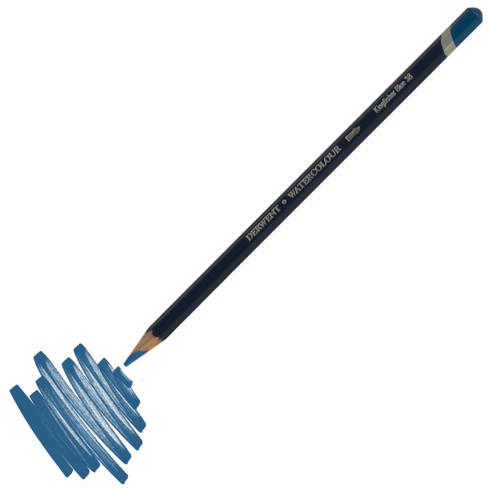Derwent Watercolour Suluboya Kalemi 38 Kingfisher Blue