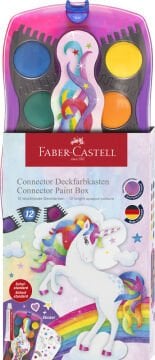 Faber Castell Connector Unicorn Suluboya 12 Renk