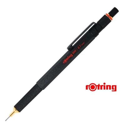 Rotring 800 Mekanik Versatil Uçlu Kalem Siyah 0.7mm