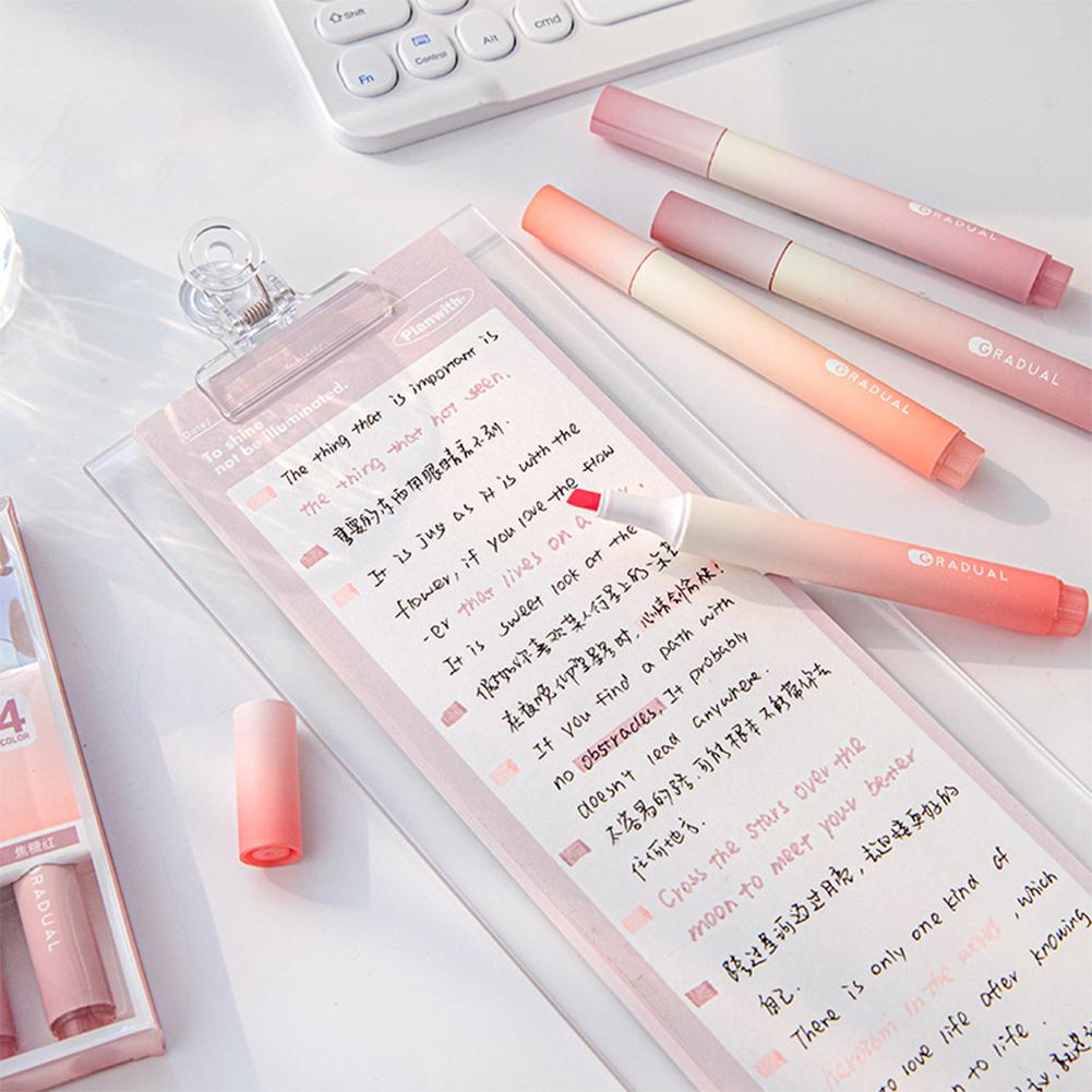Gradual Pembe Fosforlu Kalem 4 Renk