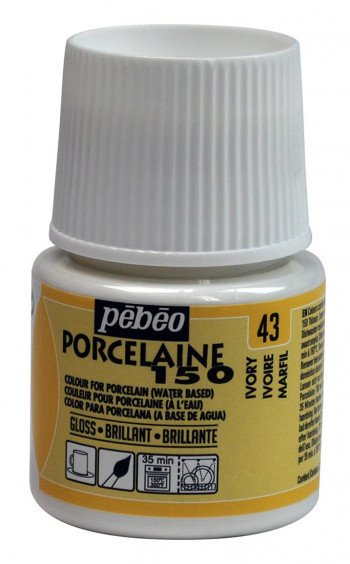 PEBEO PORCELAİNE 150 FIRINLANABİLİR PORSELEN BOYASI 43 IVORY