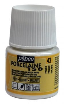 PEBEO PORCELAİNE 150 FIRINLANABİLİR PORSELEN BOYASI 43 IVORY