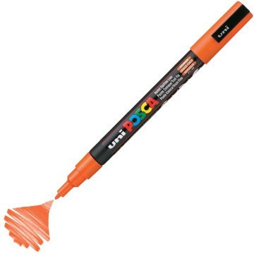 Uni Posca PC-3M Boyama Markörü 0.9-1.3 mm TURUNCU