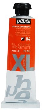 Pebeo Huile Fine XL 37ml. Yağlı Boya 04 Cadmium Orange Imit.