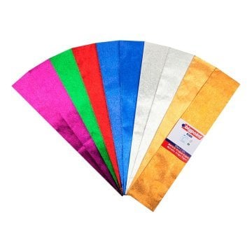 Lino Metalik Krapon Kağıdı 5 Renk 50x100 Karışık Poşet