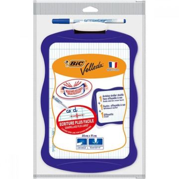 Bic Mavi Mini Beyaz Yazı Tahtası Kalem + Silgi
