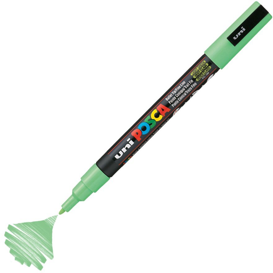 Uni Posca PC-3M Boyama Markörü 0.9-1.3 mm AÇIK YEŞİL