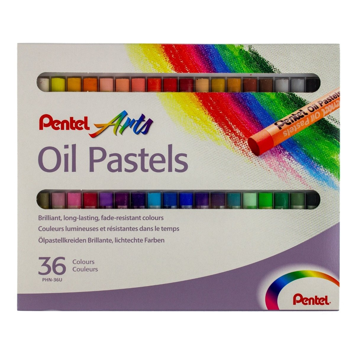 Pentel Yağlı Pastel Boya 36 Renk