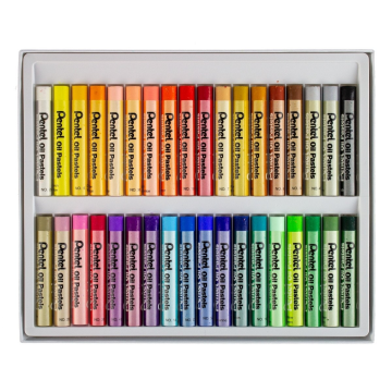 Pentel Yağlı Pastel Boya 36 Renk