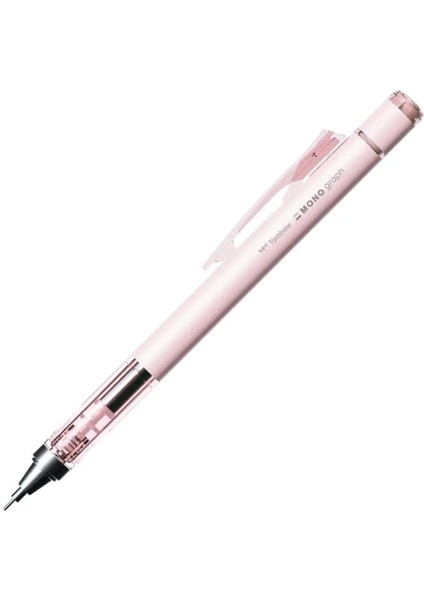 Tombow Mono Graph Naturel Mekanik Versatil Kalem 0.5 mm Mat Pembe