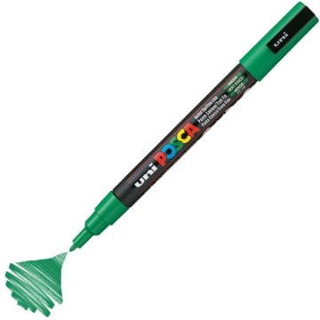 Uni Posca PC-3M Boyama Markörü 0.9-1.3 mm YEŞİL