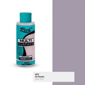 Rich (MultiSurface) Boya Multi Surface 2272-Gri Pembe 130 cc