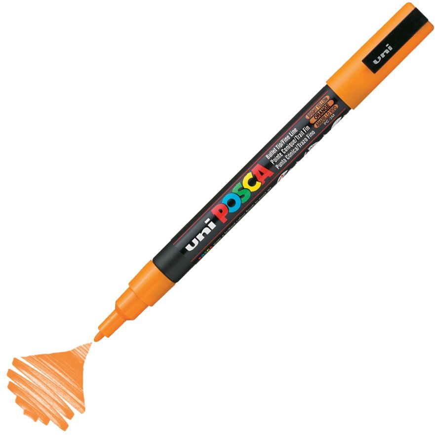 Uni Posca PC-3M Boyama Markörü 0.9-1.3 mm PARLAK SARI