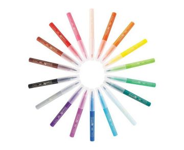 Bic Keçeli Boya Kalemi Visaquarelle 18 Renk Fırça Uçlu