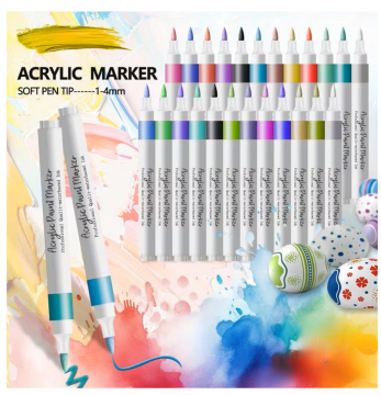 Art Walker Akrilik Kalem Seti 24 Renk