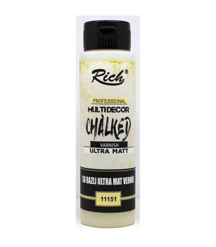 Rich ULTRA MAT Chalked Su Bazlı Vernik Ekonomik 500cc