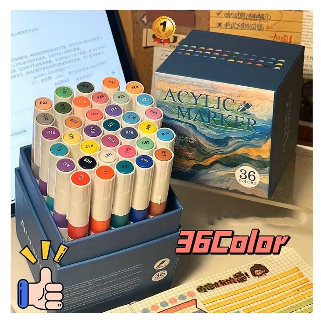 Art Walker Akrilik Kalem Seti 36 Renk