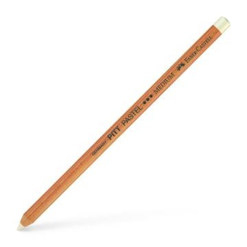 Faber Castell Monochrome Pitt Pastel Pencil 101-Beyaz Medium