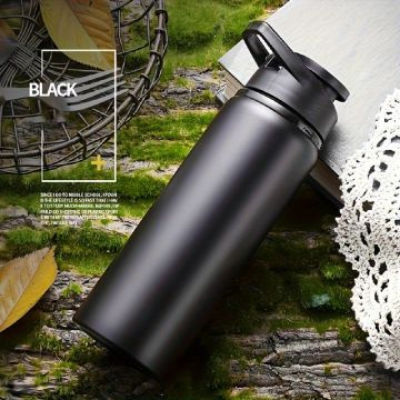 Bienly Trimotion Paslanmaz Çelik Matara 750ML SİYAH - 304