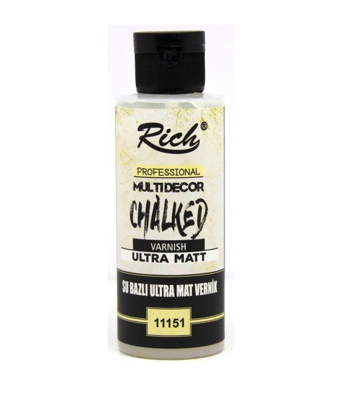 Rich ULTRA MAT Chalked Su Bazlı Vernik 120cc