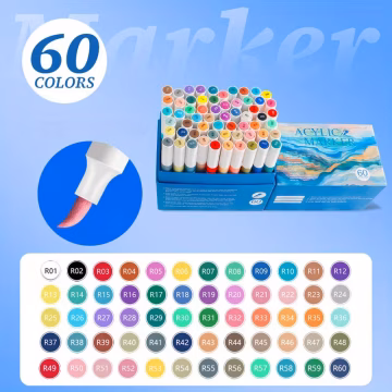 Art Walker Akrilik Kalem Seti 60 Renk