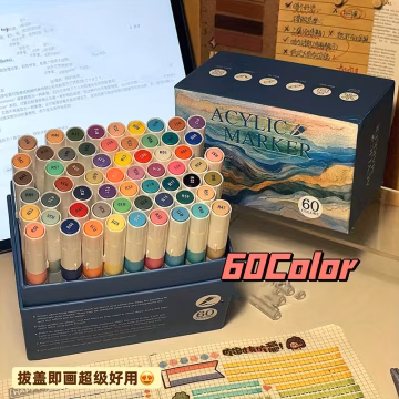 Art Walker Akrilik Kalem Seti 60 Renk