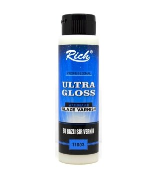 Rich ULTRA HIGH Gloss PARLAK Su Bazlı SIR Vernik Ekonomik 500cc