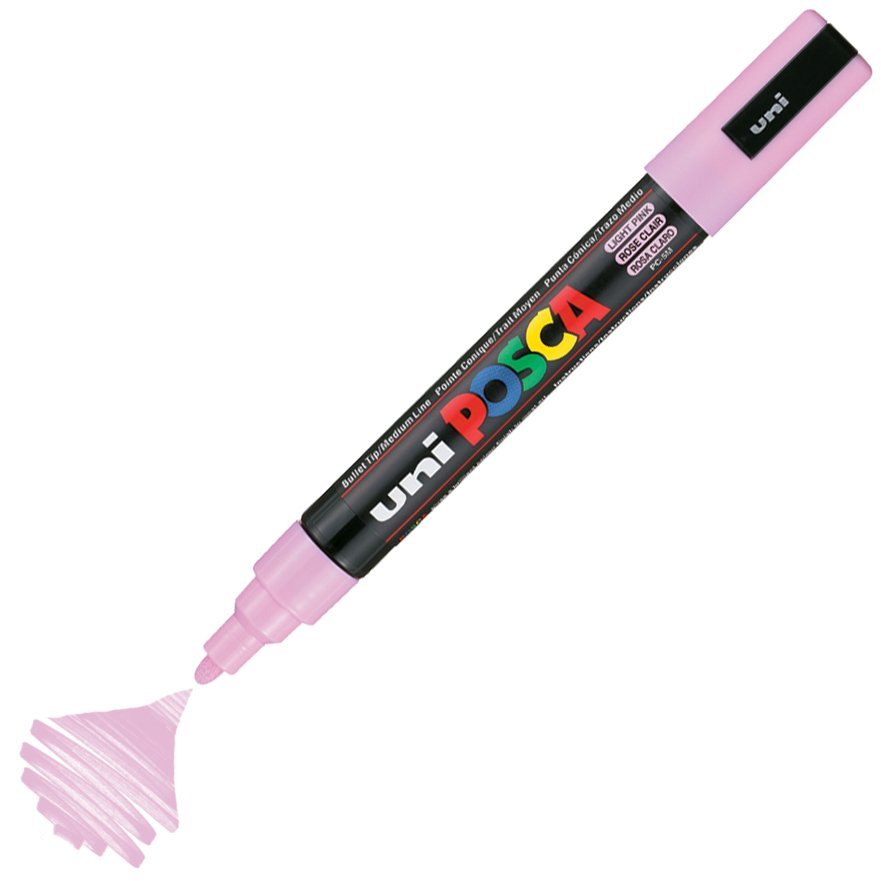Uni Posca PC-5M Boyama Markörü 1.8-2.5 mm AÇIK PEMBE