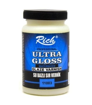 Rich ULTRA HIGH Gloss PARLAK Su Bazlı SIR Vernik Kavanoz 250cc