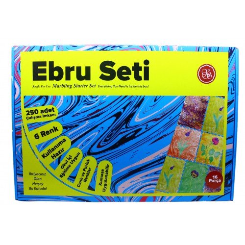 Koza Sanat Hazır Ebru Seti 6 Renk
