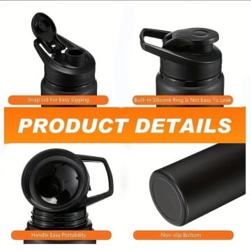Bienly Trimotion Paslanmaz Çelik Matara 600ML CAM GÖBEĞİ - 304