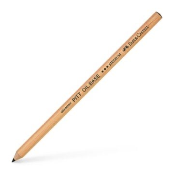 Faber Castell Monochrome Pitt Oil Base Pencil Siyah Medium