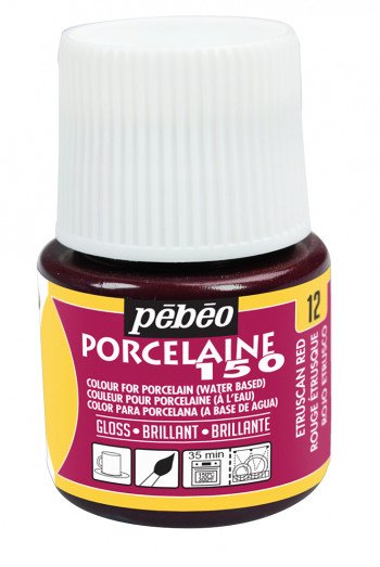 PEBEO PORCELAİNE 150 FIRINLANABİLİR PORSELEN BOYASI 12 ESTRUS RED