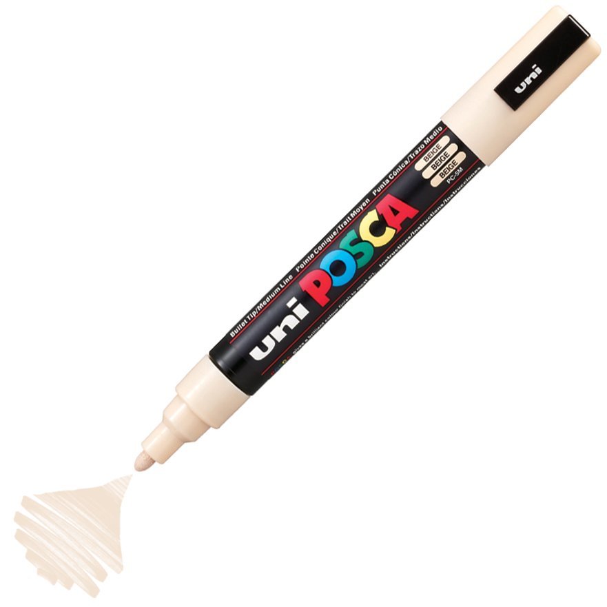 Uni Posca PC-5M Boyama Markörü 1.8-2.5 mm BEJ