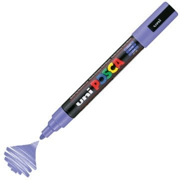 Uni Posca PC-5M Boyama Markörü 1.8-2.5 mm LEYLAK
