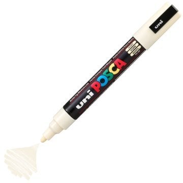 Uni Posca PC-5M Boyama Markörü 1.8-2.5 mm FİLDİŞİ