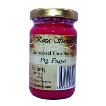 Koza Ebru Boyası Ezilmiş Pigment Fuşya 105 cc