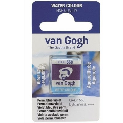 Van Gogh Tablet Suluboya Permanent Blue Violet 568