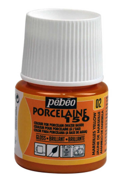 PEBEO PORCELAİNE 150 FIRINLANABİLİR PORSELEN BOYASI 02 MARSEİLLE YELLOW