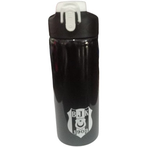 Beşiktaş BJK Lisanslı Çelik Suluk Matara Pipetli 500ML