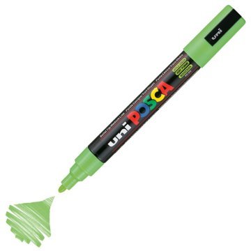 Uni Posca PC-5M Boyama Markörü 1.8-2.5 mm ELMA YEŞİLİ