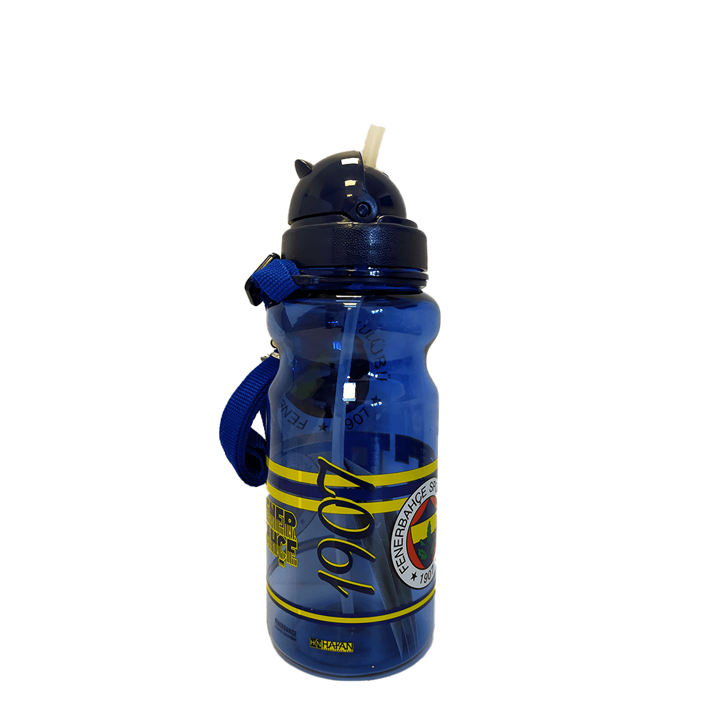 Fenerbahçe Lisanslı Şeffaf Matara Koruma Pipetli Fb 500ML