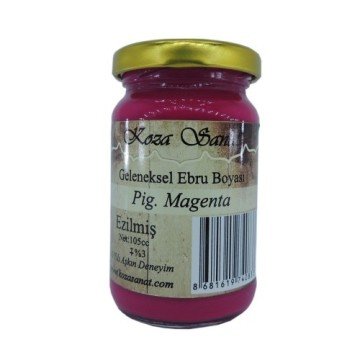 Koza Ebru Boyası Ezilmiş Pigment Magenta 105 cc