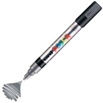Uni Posca PC-5M Boyama Markörü 1.8-2.5 mm METALİK GÜMÜŞ
