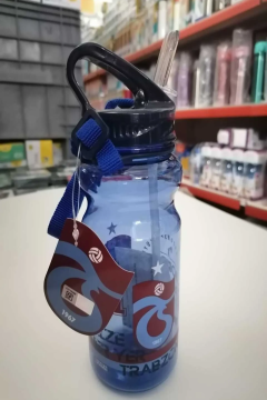 TrabzonSpor Lisanslı Şeffaf Matara Pipetli TS 500ML