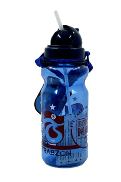 TrabzonSpor Lisanslı Şeffaf Matara Koruma Pipetli TS 500ML