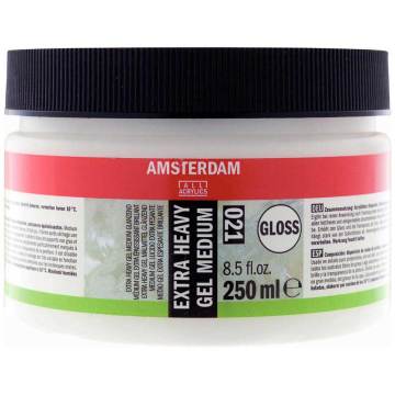 Amsterdam Extra Heavy Gel Medium Glossy 021 250ml (Parlak Yoğun Doku Jeli)