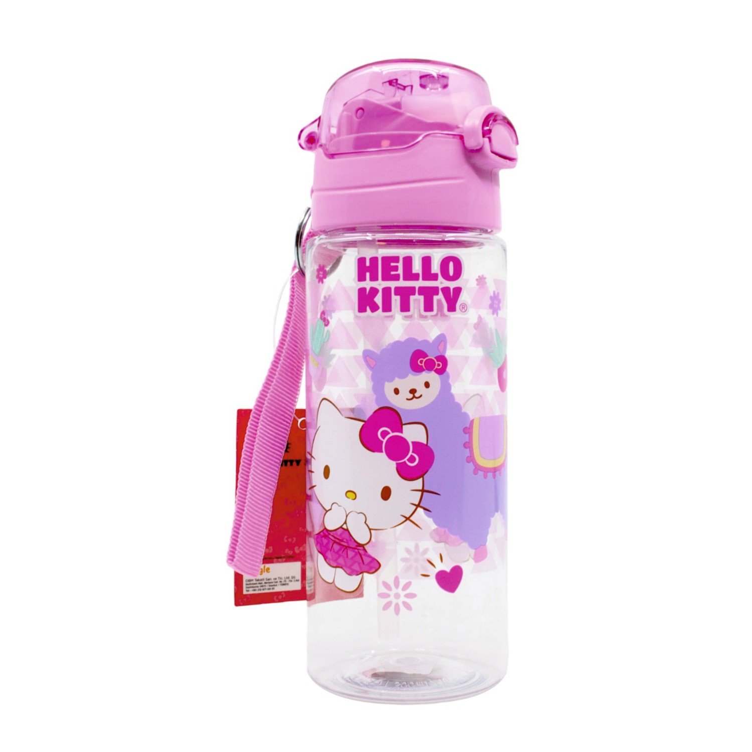 Viggle Hello Kıtty Şeffaf Suluk Matara 500ML