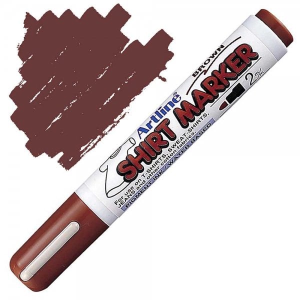 Artline Shirt Marker Tişört KUMAŞ Kalemi Kahverengi