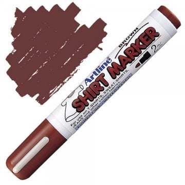 Artline Shirt Marker Tişört KUMAŞ Kalemi Kahverengi